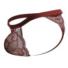 CandyMan String en dentelle Bachos Bordeaux